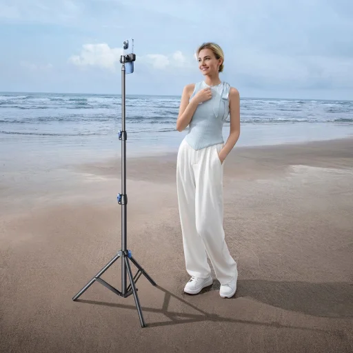 Wozinsky WRLD-00Y1S tripod strapabíró szénacél tripod 1.7m matt - fekete - 7