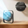 Rtako WD0Y6S Kettős Légcsavaros Mini Ventilátor 3600mAh - Fekete - 2
