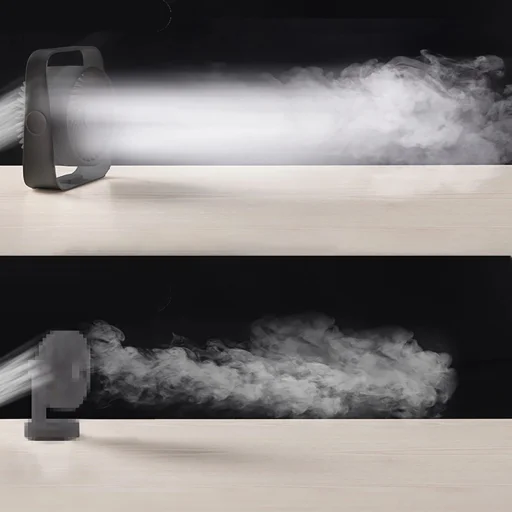 Rtako WD0Y6S Kettős Légcsavaros Mini Ventilátor 3600mAh - Fekete - 3