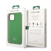  iPhone 14 Zöld Lacoste Liquid Silicone Microfiber Croc Logo MagSafe tok thumbnail