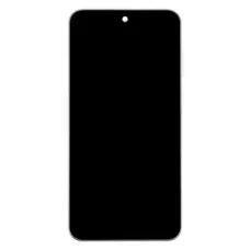 LCD kijelző + Érintőegység + Előlapi borítás Samsung A366B Galaxy A36 5G fehér (Service Pack)