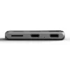Satechi Mobile XR Hub with dual USB-C and microSD - Space Gray thumbnail
