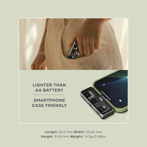 Satechi Mobile XR Hub with dual USB-C and microSD - Space Gray - 7