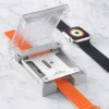 Blueo - Magas Molekulájú Képernyővédő Por Eltávolító Lokátorral - Apple Watch 10 42mm - Fekete thumbnail