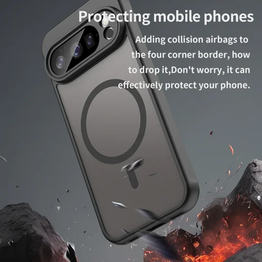 Techsuit HaloFrost II MagSafe tok - Google Pixel 10 Pro - Fekete - 6