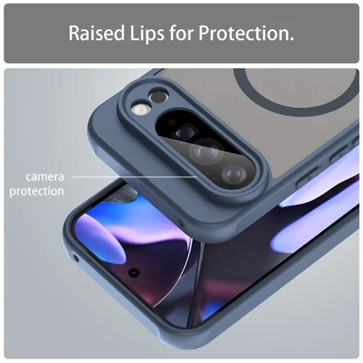 Techsuit - HaloFrost II MagSafe tok - Google Pixel 10 Pro XL - Tengerészkék - 5