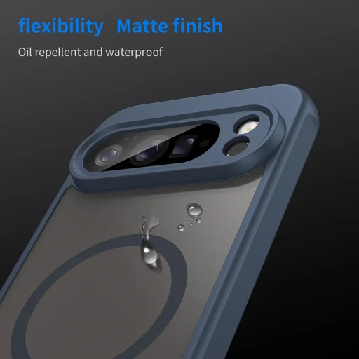 Techsuit - HaloFrost II MagSafe tok - Google Pixel 10 Pro XL - Tengerészkék - 6