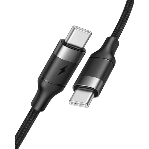 VEGER kábel Type C - Type C PD 5A 100W CC02 1,5 m čierny - 1