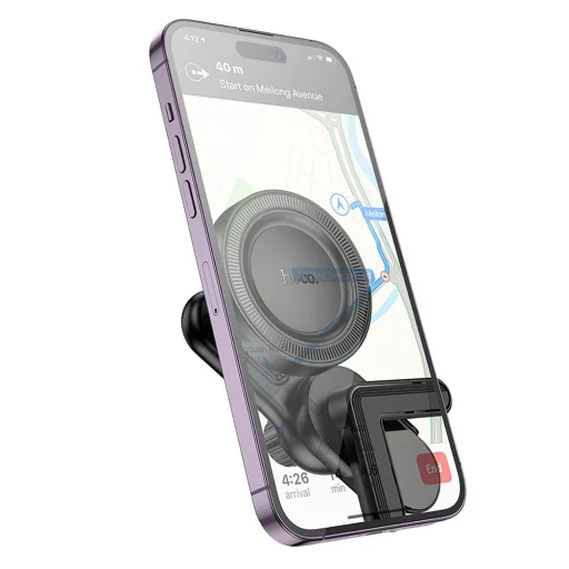 HOCO mágneses autós tartó műszerfalra H57 fekete - 6