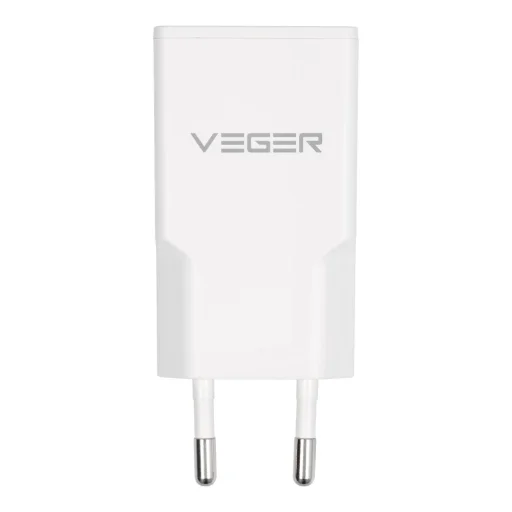VEGER fali töltő USB A + USB C QC PD 30W 30W1A1C fehér - 1