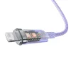 Baseus Lightning Explorer sorozatú gyorstöltő kábel USB-A, 1m, 2,4A (lila) thumbnail