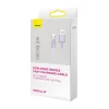 Baseus Lightning Explorer sorozatú gyorstöltő kábel USB-A, 1m, 2,4A (lila) thumbnail