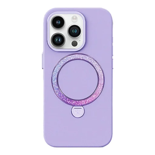 Joyroom PN-15L4 Dancing Circle tok iPhone 15 Pro Max-hoz (lila) - 1