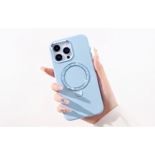 Joyroom PN-15L4 Dancing Circle tok iPhone 15 Pro Max-hoz (kék) - 2