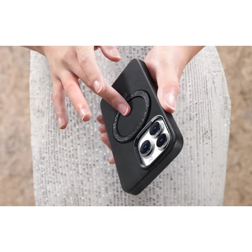 Joyroom PN-15L4 Dancing Circle tok iPhone 15 Pro Max-hoz (fekete) - 4