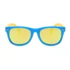  Gyerekeknek készült polarizált napszemüveg (D802) - 3-8 éves korig, UV védelemmel - Sárga / Világoskék. - 2