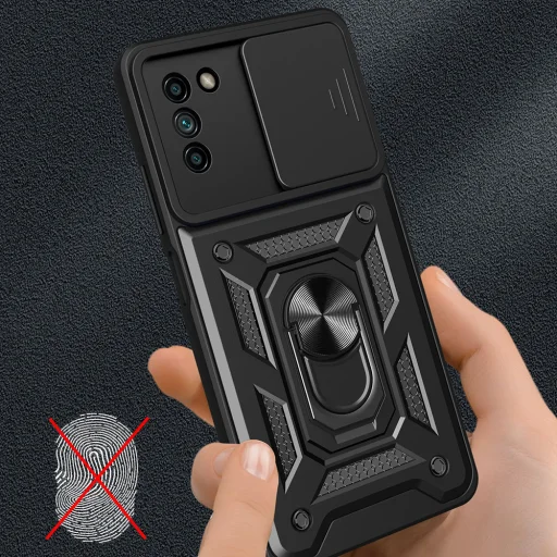 Nokia G11 / G21 - Techsuit CamShield sorozat - Fekete. tok - 4