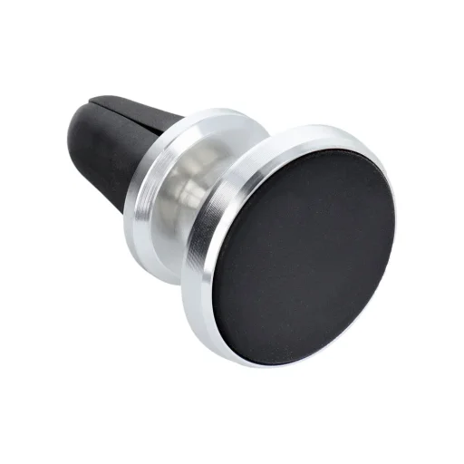 Mágneses autós telefontartó légkondicionáló rácsra ezüst - 1