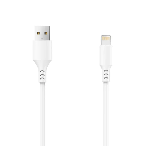 Setty töltő 1x USB 2,4A fehér + Lightning kábel 1,0 m ÚJ - 2
