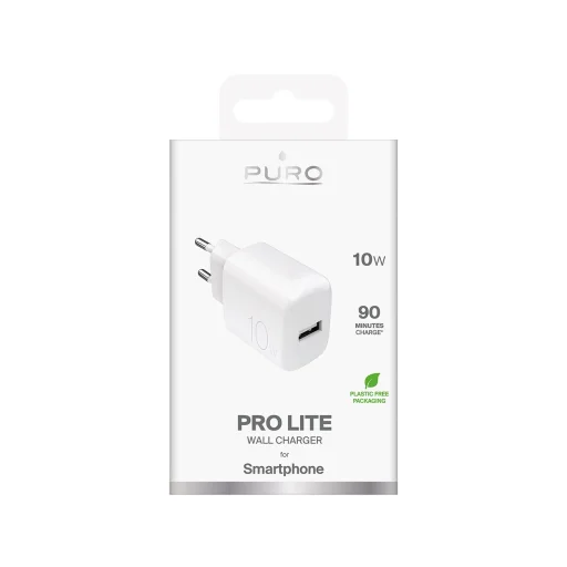 Puro PROLITE 10W USB-A Fali Töltő - Fehér - 2