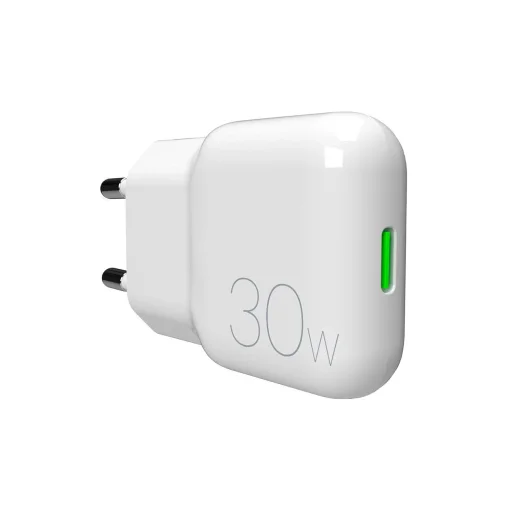GaN Puro SLIMPRO 30W USB-C Wall Charger - White - 1
