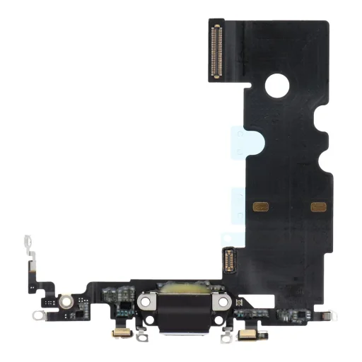 Töltőcsatlakozó flex kábel IPHONE 8G fekete (használt), - 1