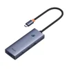  Baseus - Dokkolóállomás Lite Széria (B0005280A813-03) - Type-C 4x USB3.0-hoz, 5Gbps - Űrszürke thumbnail