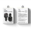  Ringke - Autós töltő - USB, 2x Type-C, PD30W, QC3.0, környezeti fénnyel - Fekete thumbnail