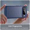 Google Pixel 10 Pro XL - Techsuit - Karbonszilikon - Kék tok - 6