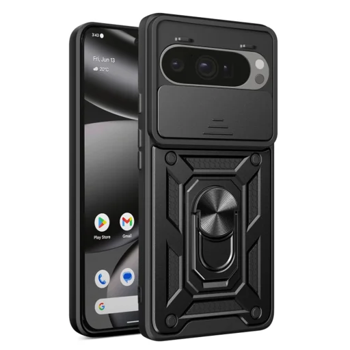 Google Pixel 10 Pro XL - Techsuit CamShield sorozat - Fekete tok - 1