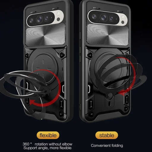  Techsuit - CamGuard Pro - Google Pixel 9 / 9 Pro - Rózsaarany tok - 4