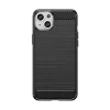 Flexibilis karbon mintájú tok iPhone 15 Plus Carbon Case - fekete tok thumbnail