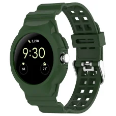 Óraszíj - Techsuit (W065) - Google Pixel Watch / Watch 2 / Watch 3 41mm - Zöld.