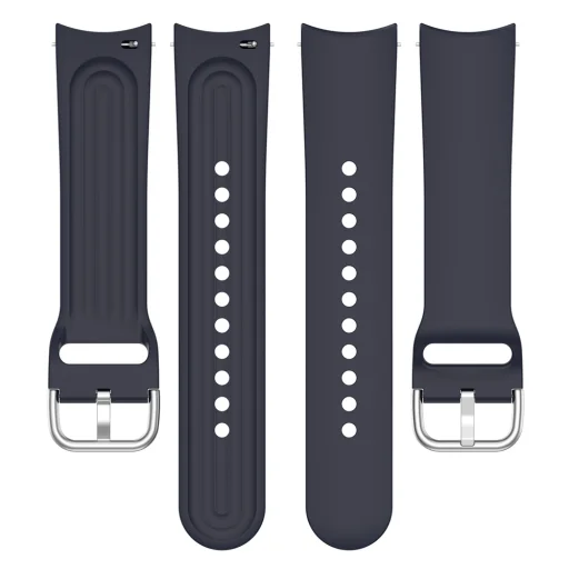 Huawei Watch GT 2 46mm / GT 3 46mm, Xiaomi Watch S1 Pro / Active - Techsuit óraszíj 22mm (W003) - Tintakék - 4