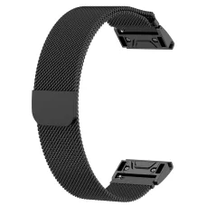 Techsuit - 22mm-es QuickFit óraszíj (W009) - Kompatibilis Garmin Fenix 5/5 Plus 6/6 Pro/7/Forerunner 935/945/955/Approach S60/S62 - Fekete.