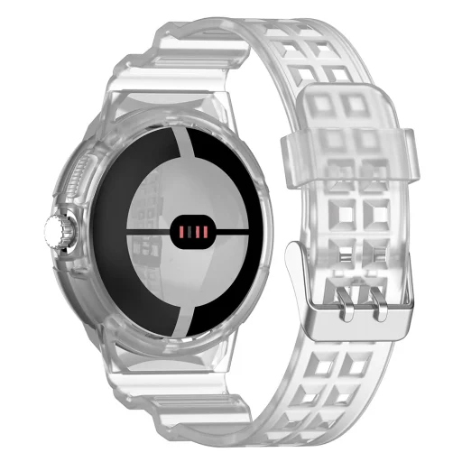 Techsuit - Óraszíj (W065) - Google Pixel Watch / Watch 2 / Watch 3 41mm - Átlátszó. - 2