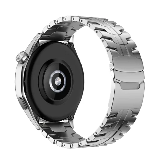 Okosóra szíj - Techsuit (W063) - Huawei Watch GT 2 (46mm)/GT 2 Pro/GT 3 Pro (46mm)/Ultimate, Xiaomi Watch S1 - Ezüstszínű. - 2