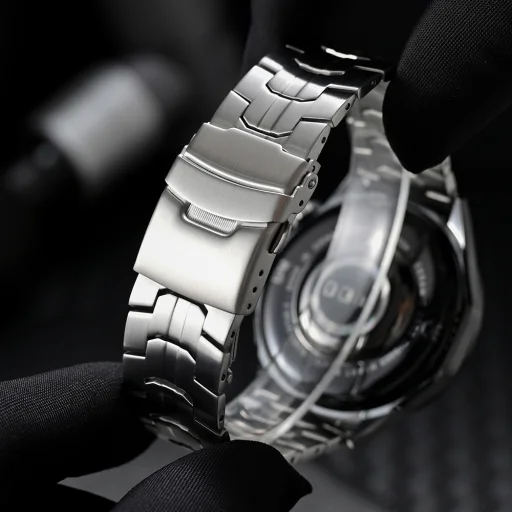 Óraszíj - Techsuit (W063) - Huawei Watch GT 2 (46mm)/GT 2 Pro/GT 3 Pro (46mm)/Ultimate, Xiaomi Watch S1 - Titán Narancs. - 6