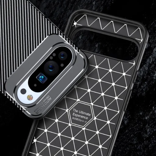 Techsuit - CarbonFiber védőtok - Google Pixel 10 Pro XL - Fekete tok - 5