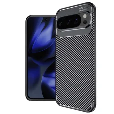 Techsuit - CarbonFiber védőtok - Google Pixel 10 Pro XL - Fekete tok
