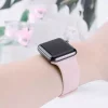 Apple Watch szíj - Techsuit (W031) - 1/2/3/4/5/6/7/8/9/10/SE/SE 2 (38/40/41/42mm) - Világos rózsaszín. thumbnail