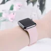 Apple Watch szíj - Techsuit (W031) - 1/2/3/4/5/6/7/8/9/10/SE/SE 2 modellekhez (38/40/41/42mm) - Sötét lila. thumbnail