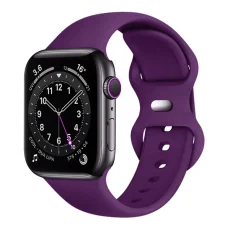 Apple Watch szíj - Techsuit (W031) - 1/2/3/4/5/6/7/8/9/10/SE/SE 2 modellekhez (38/40/41/42mm) - Sötét lila.