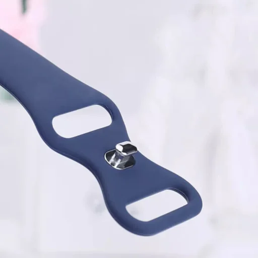 Apple Watch szíj - Techsuit (W031) - az 1/2/3/4/5/6/7/8/9/10/SE/SE 2/Ultra/Ultra 2 (42/44/45/46/49mm) modellekhez - Sötétlila. - 3