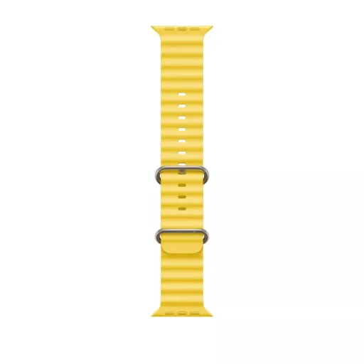 Remienok pre Apple Watch (W038) - Techsuit - Apple Watch 1/2/3/4/5/6/7/8/9/10/SE/SE 2 (38/40/41/42mm) - Žltý. - 4