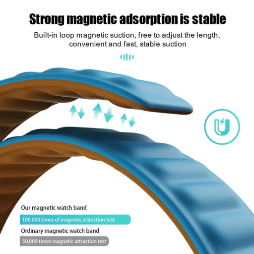  Techsuit - Óraszíj (W035) - Apple Watch 1/2/3/4/5/6/7/8/9/10/SE/SE 2 (38/40/41/42mm) - Fekete - 4