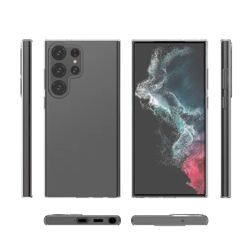 Ultra Clear 0.5mm case Samsung Galaxy S23 Ultra thin cover transparent - 3