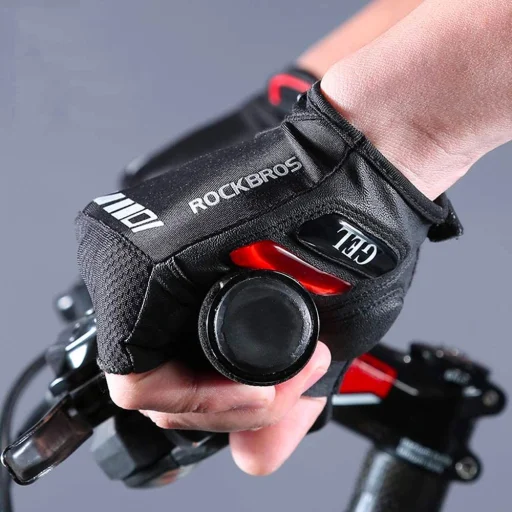 Rockbros S143-BK XXL kerékpáros kesztyű gélbetéttel - fekete - 5