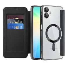  Samsung Galaxy A06 Fekete Techsuit SmartMag Könyv Tok