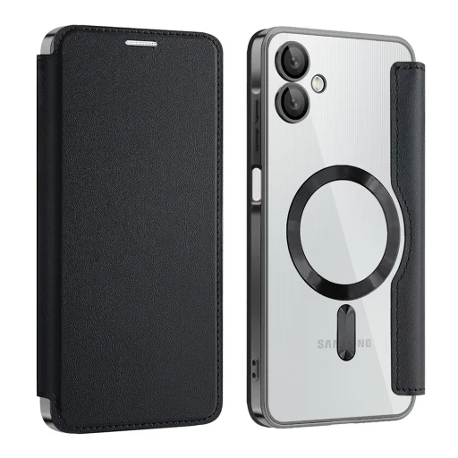  Samsung Galaxy A06 Fekete Techsuit SmartMag Könyv Tok - 2